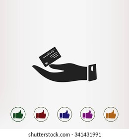 hands of the Bank credit card icon