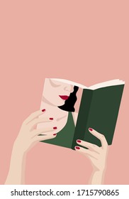 Hands mit Vektorillustration für Buchillustrationen