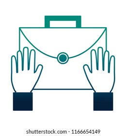 hands with business briefcase corporate