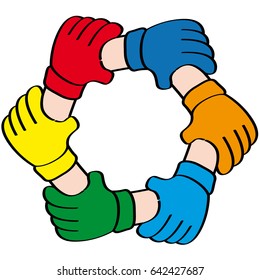 Hands in the circle