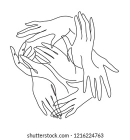 Hand Line Drawing High Res Stock Images Shutterstock