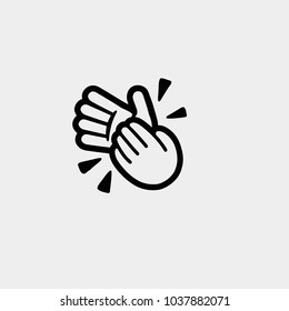 Hands Clapping. Vector Illustration