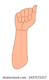 hands clenched power strength icon logo vector