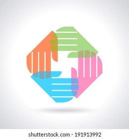 hands connecting