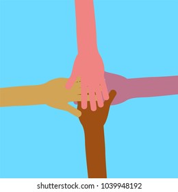 hands connecting icon