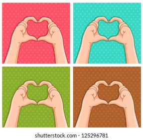 hands creating hearts shapes (JPEG available in my gallery)