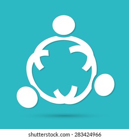Hands Deal Design Icon