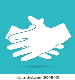 Hands Deal Design Icon
