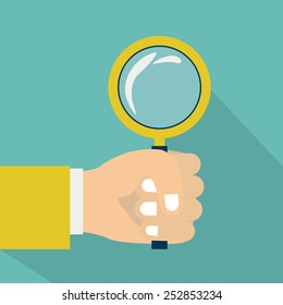 Hands design over blue background, vector illustration.