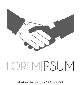 Hands design over white background, vector illustration
