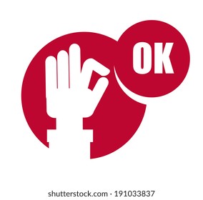 Hands design over white background, vector illustration