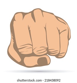 Hands design over white background, vector illustration
