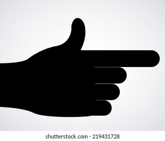 Hands design over white background, vector illustration