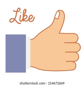 Hands design over white background,vector illustration