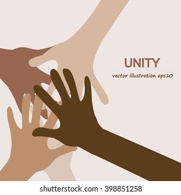 hands diverse unity 