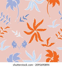 Hands drawing orange coloring pattern design