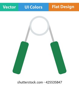 Hands expander icon. Vector illustration. 