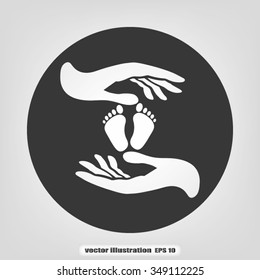 hands, feet
