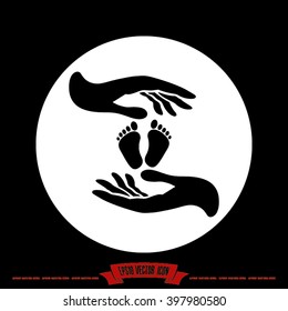 Hands Feet Icon