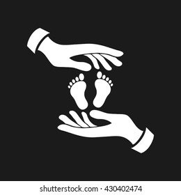 Hands Feet icon vector illustration eps10. 