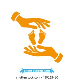 Hands Feet icon vector illustration eps10. 