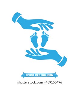 Hands Feet icon vector illustration eps10. 