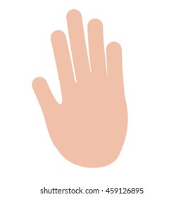hands up fight isolated icon design, vector illustration  graphic 