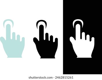 hands in the form of a heart Mouse click cursor set. Hand Cursor. Click icon. Mouse pointer set. Arrow cursor. Vector illustration Vector cursors icons click set