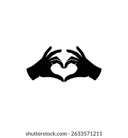 Hands Forming Heart Symbol for Supportive Care and Emotional Wellness
