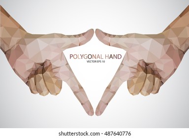 Triangle Hand Sign : 32 419 Images, Photos Et Images Vectorielles De ...