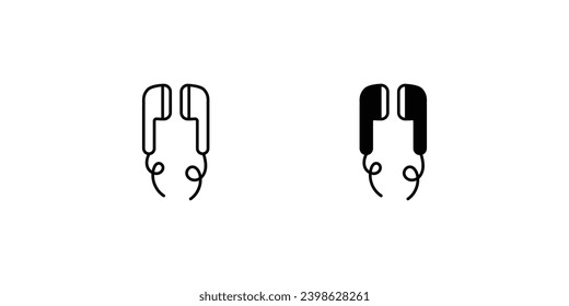 hands free icon with white background vector stock illustration
