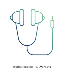 Hands Free icon with white background vector stock illustration