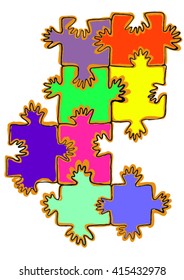 Hands of friendship