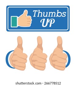 Hands gesture design over white background, vector illustration