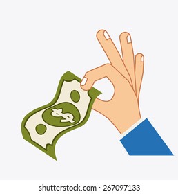 Hands gesture design over white background, vector illustration