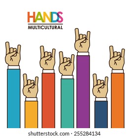 hands gesture design, vector illustration eps10 graphic 