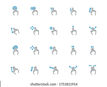 Hands Gesture and Fingerprints Icon
