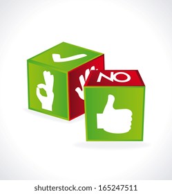 hands gesture over  gray background vector illustration