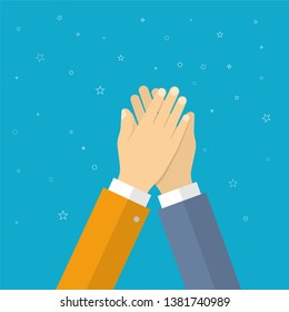 Human Hands Clapping Applause Clap Vector Stock Vector (Royalty Free ...