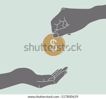 Hands Giving & Receiving Money