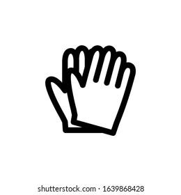Hands, Gloves for Gardener, Farmer Icon
