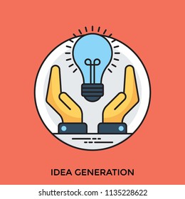 
Hands guarding a lightbulb an expression for idea generation
