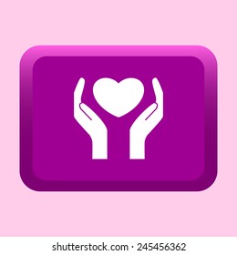 Hands with heart