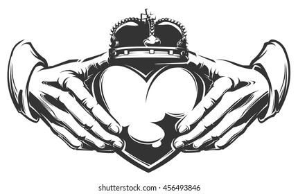 Hands with heart