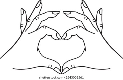 Hands Heart Digital EPs Vector graphics Archivo