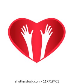 Hands Heart Icon