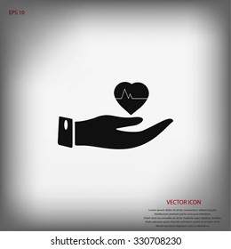 hands of the heart icon