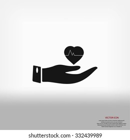 hands of the heart icon