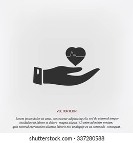 hands of the heart icon