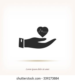 hands of the heart icon